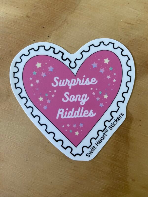 Surprise Song Riddles stamp sticker