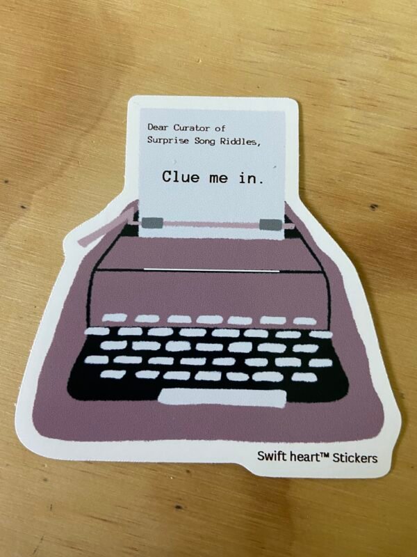 Clue me in Sticker